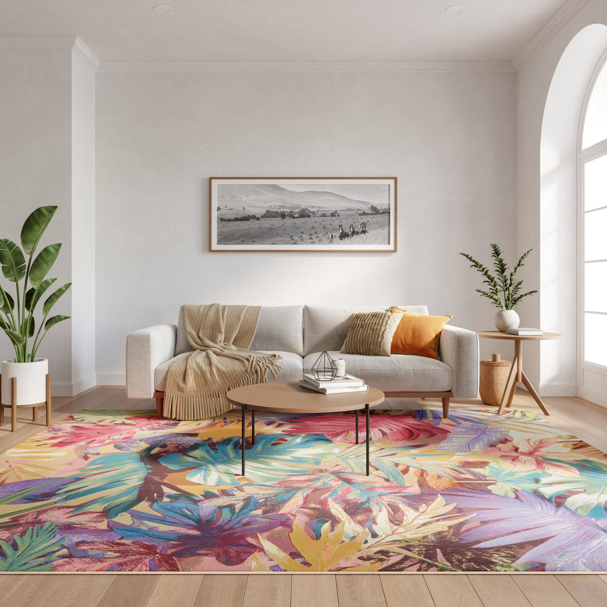 Nourison Home Color Splash  Multicolor  Contemporary