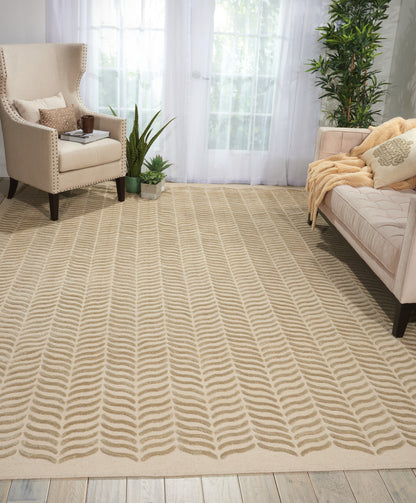 Nourison Home Silken Textures  Tan  Contemporary