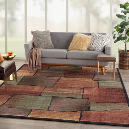 Nourison Home Expressions  Multicolor  Contemporary