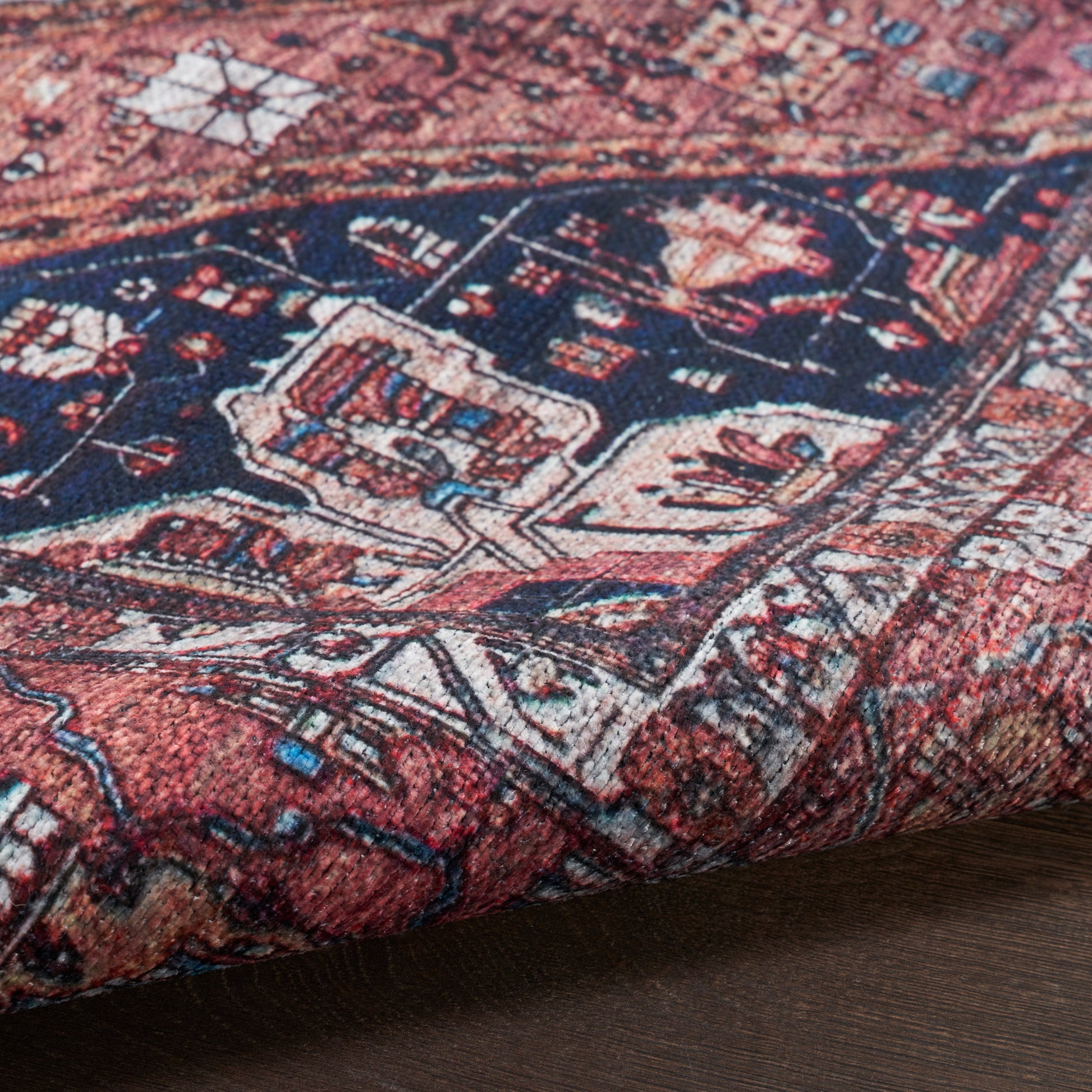 Nourison Home Grand Washables  Ivory Brick  Traditional