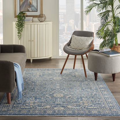 Nourison Home Lustrous Weave  Blue  