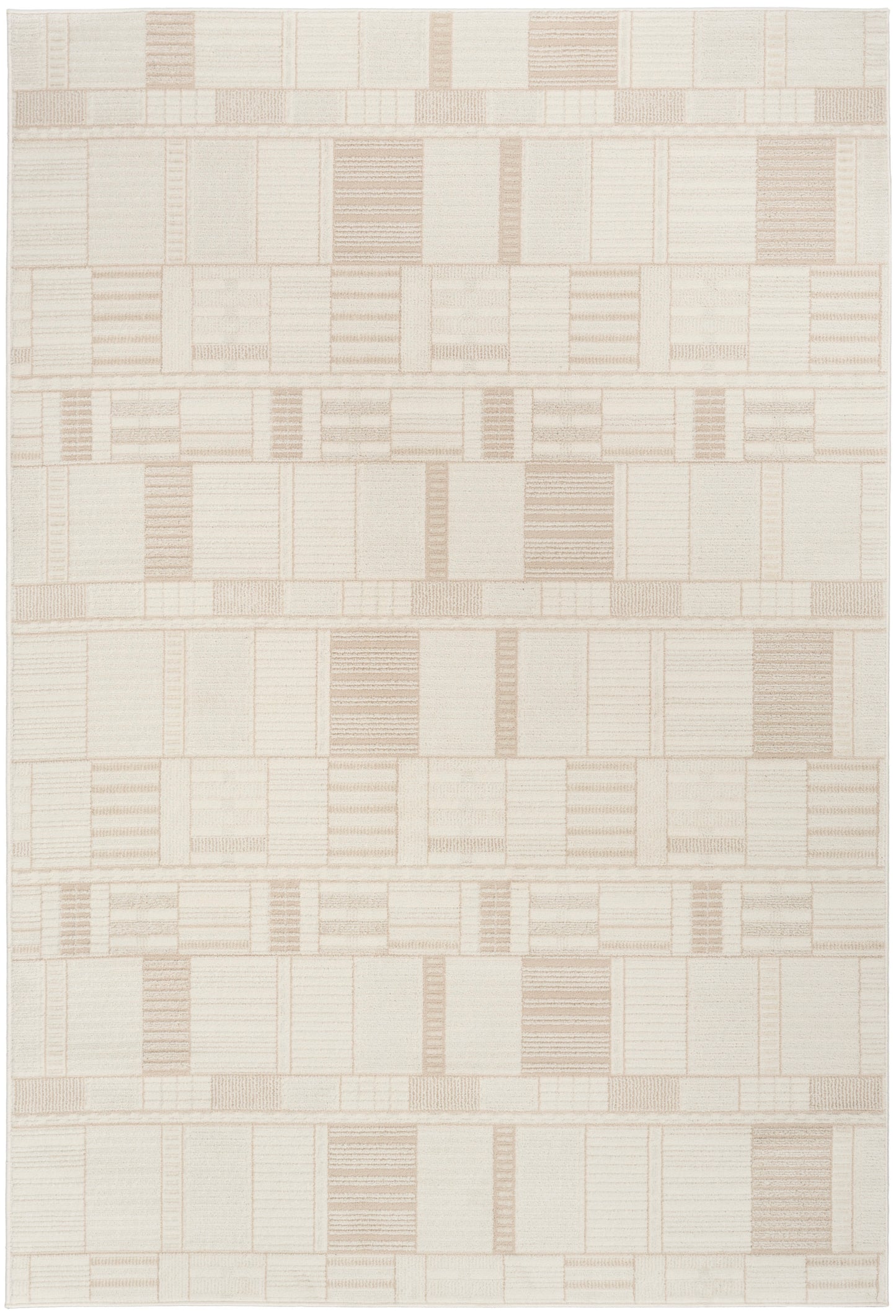 Nourison Home Nordic NRC04 Ivory Beige Contemporary Power-loomed Rug