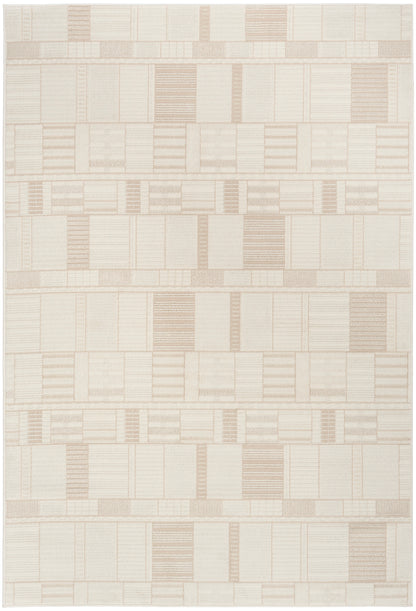 Nourison Home Nordic NRC04 Ivory Beige Contemporary Power-loomed Rug