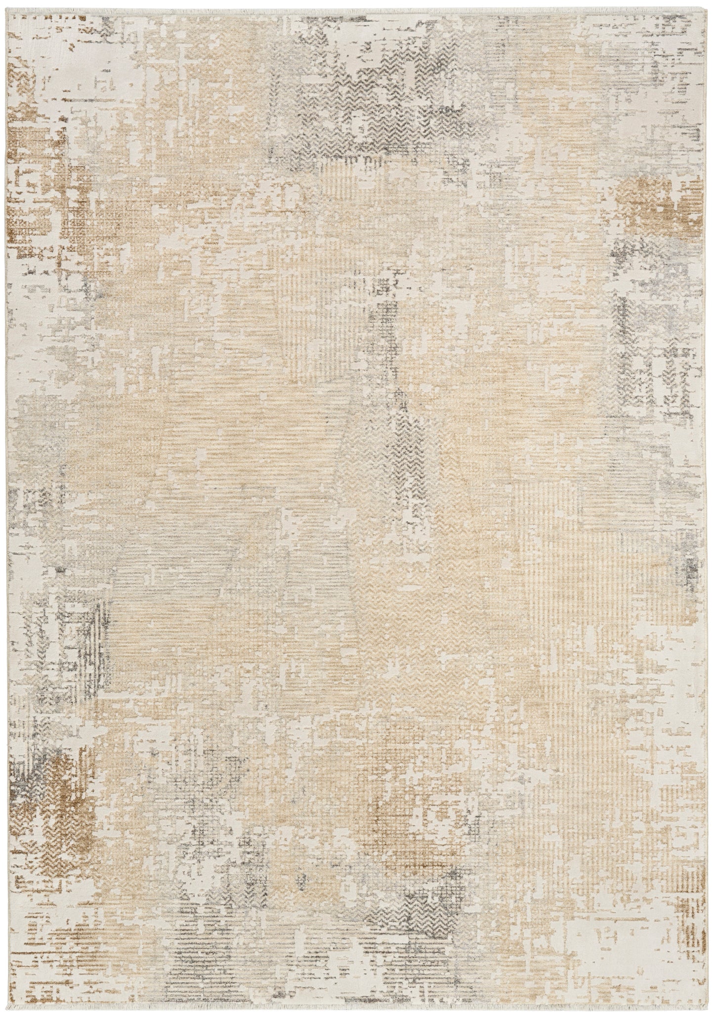 Calvin Klein CK078 Summit SUM05 Cream Ivory Contemporary Machine Woven Rug