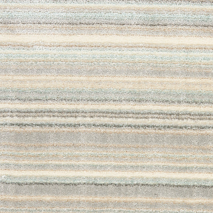 Nourison Home Marmara  Grey Ivory Teal  Contemporary