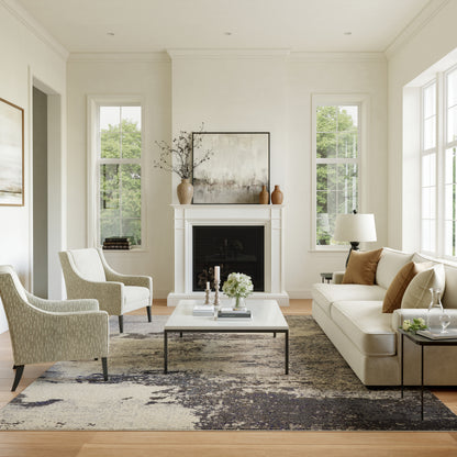Nourison Home Celestial  Ivory Grey  Contemporary