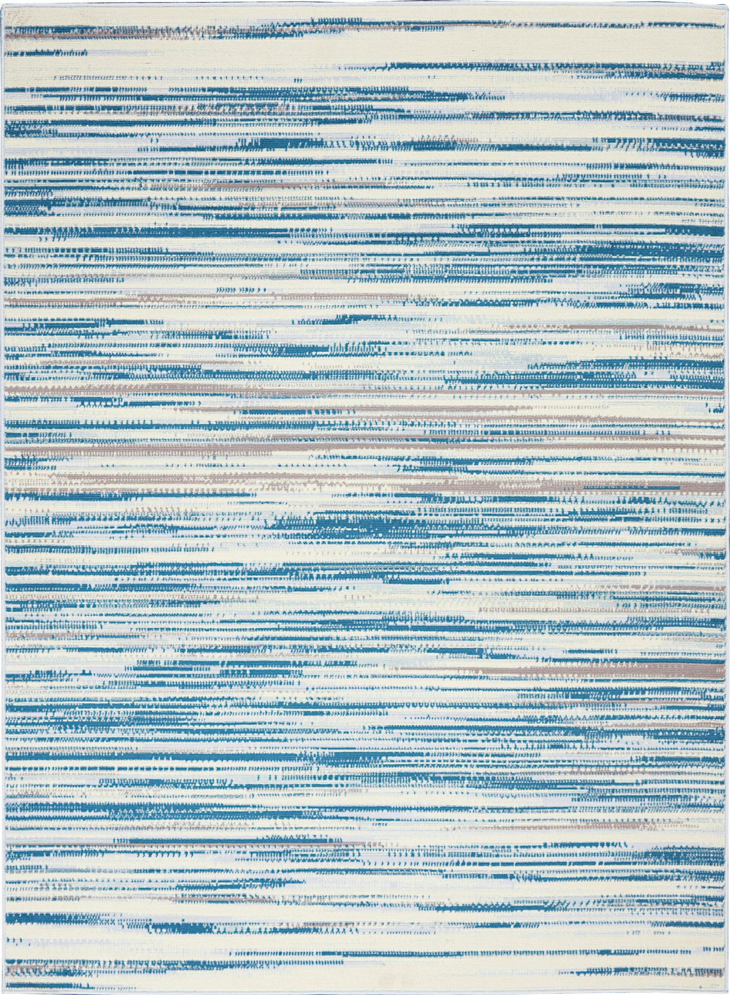 Nourison Home Jubilant JUB04 Blue Contemporary Power-loomed Rug