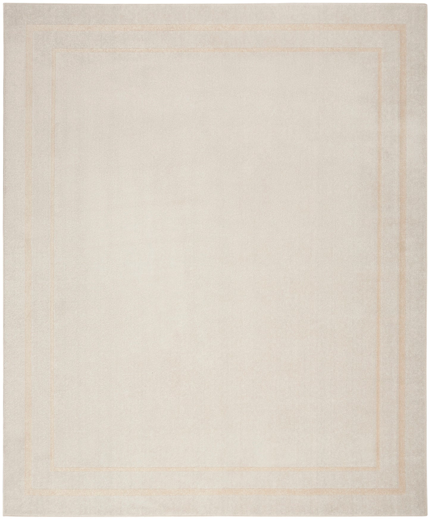 Nourison Home Nourison Essentials NRE02 Ivory Gold Contemporary Power-loomed Rug