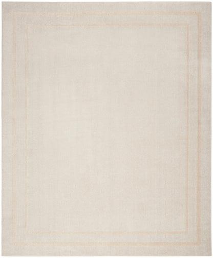 Nourison Home Nourison Essentials NRE02 Ivory Gold Contemporary Power-loomed Rug