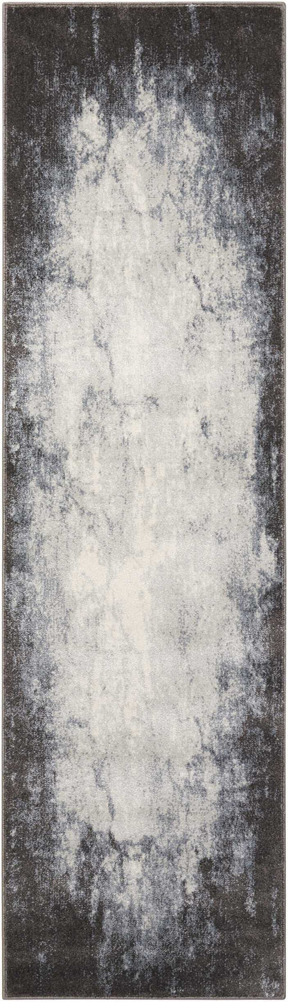 Nourison Home Maxell MAE01 Ivory Grey Contemporary Power-loomed Rugs