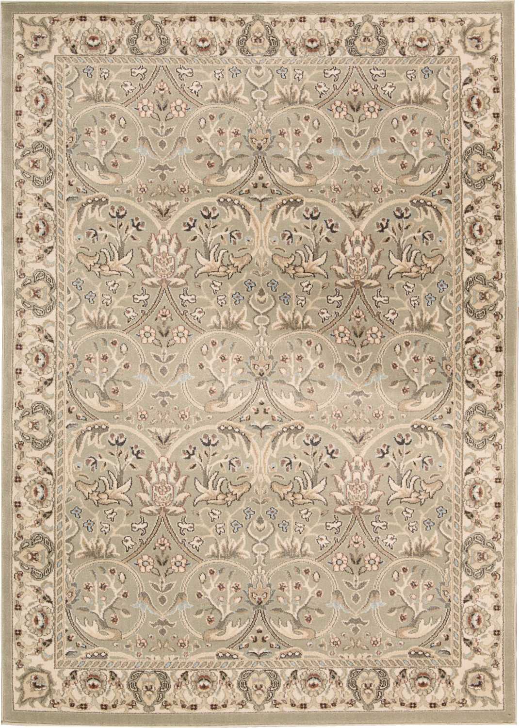 Nourison Home Walden  Light Green  Traditional