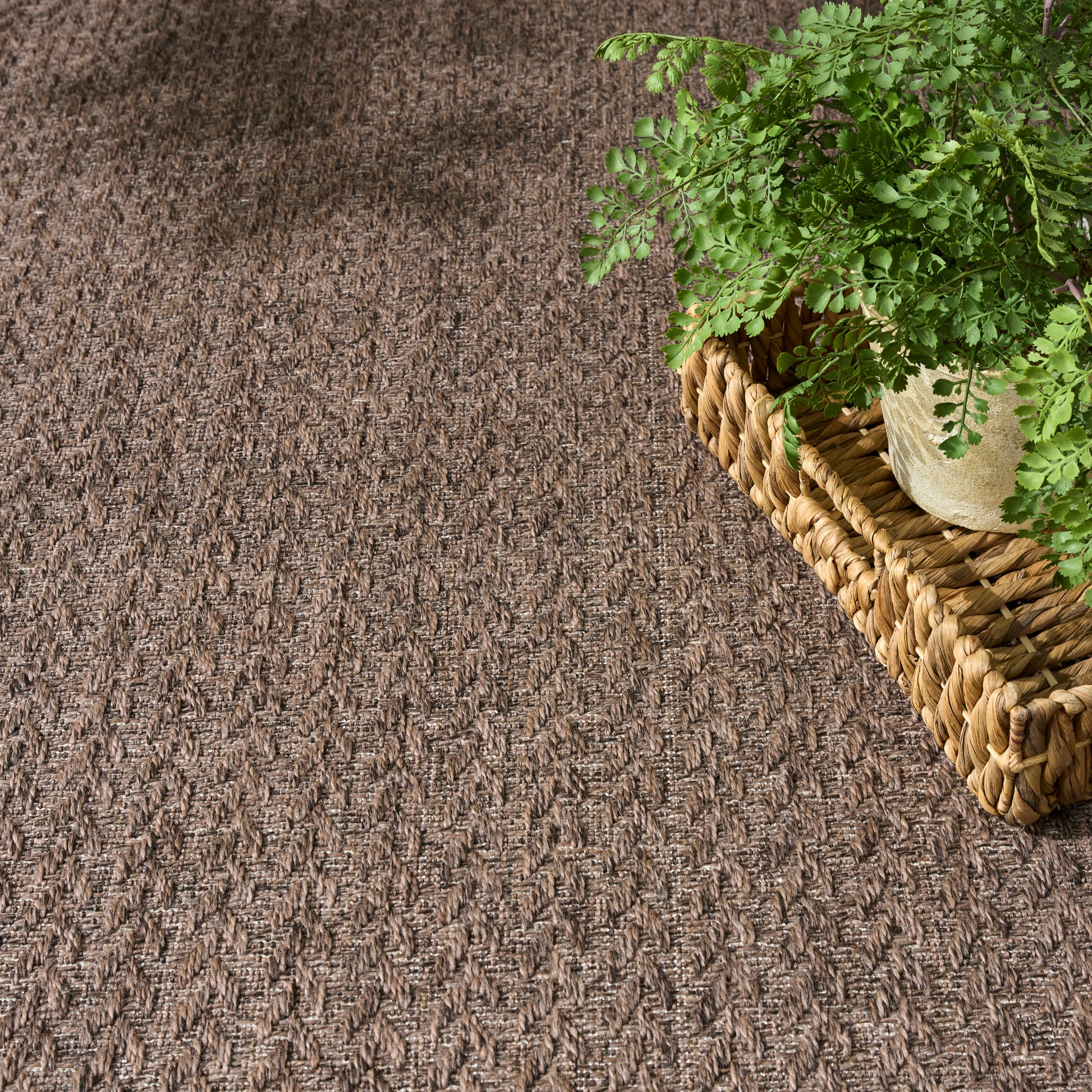 Nourison Home Tulum  Brown  Contemporary