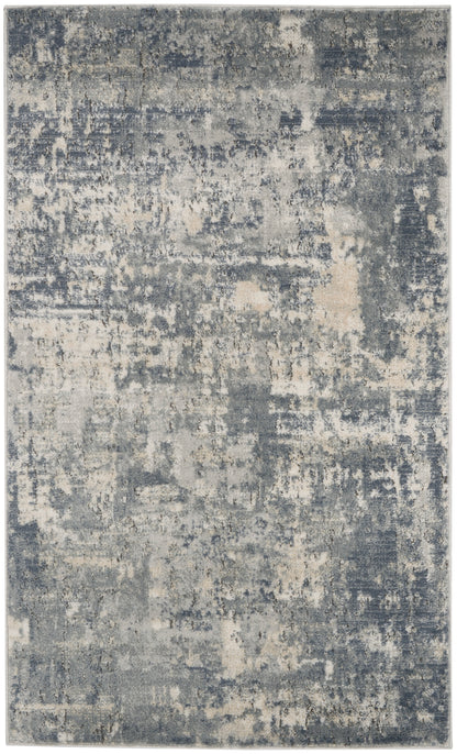 Nourison Home Quarry QUA04 Grey Beige Contemporary Power-loomed Rugs
