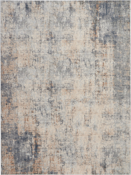 Nourison Home Rustic Textures  Grey Beige  Contemporary