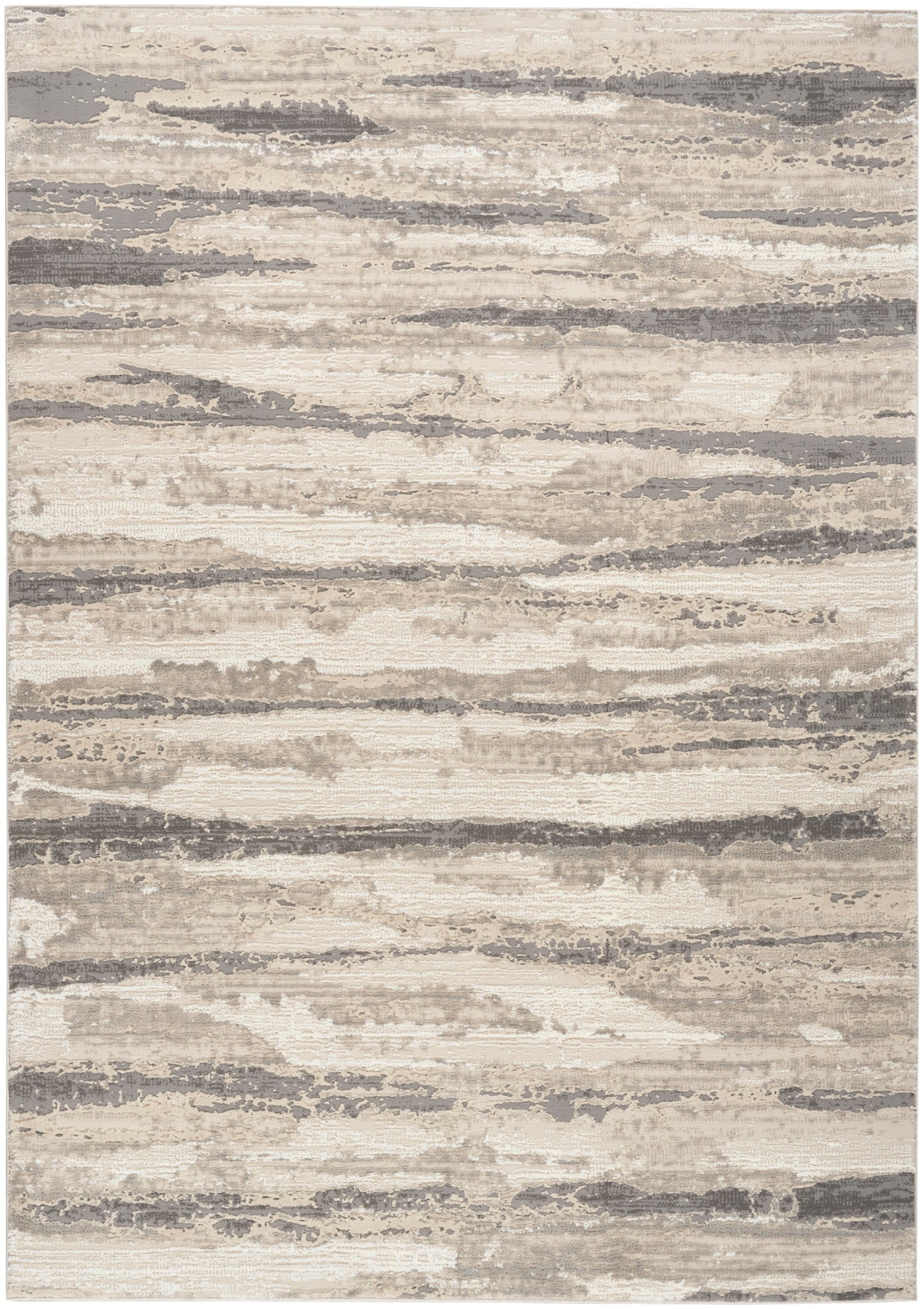 Nourison Home Sustainable Trends SUT03 Ivory Multicolor Contemporary Power-loomed Rug