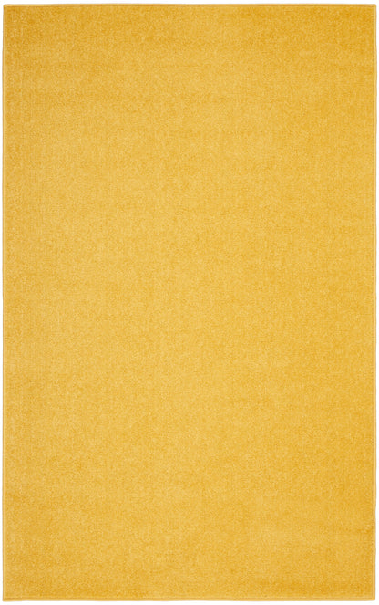 Nourison Home Nourison Essentials NRE01 Yellow Contemporary Power-loomed Rug