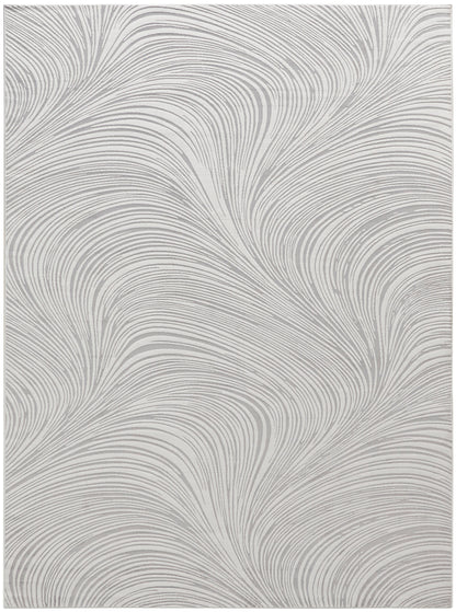 DKNY Central Park West CEP02 Grey Contemporary Power-loomed Rug