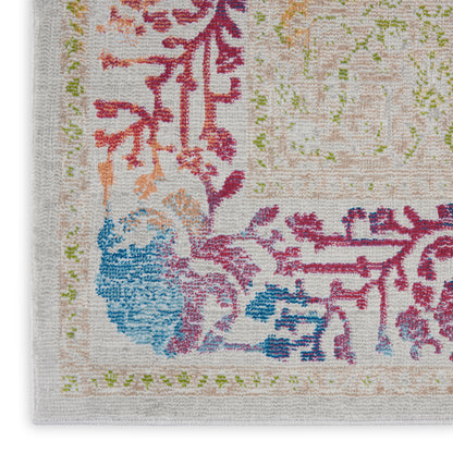 Nourison Home Ankara Global  Ivory Multicolor  Transitional