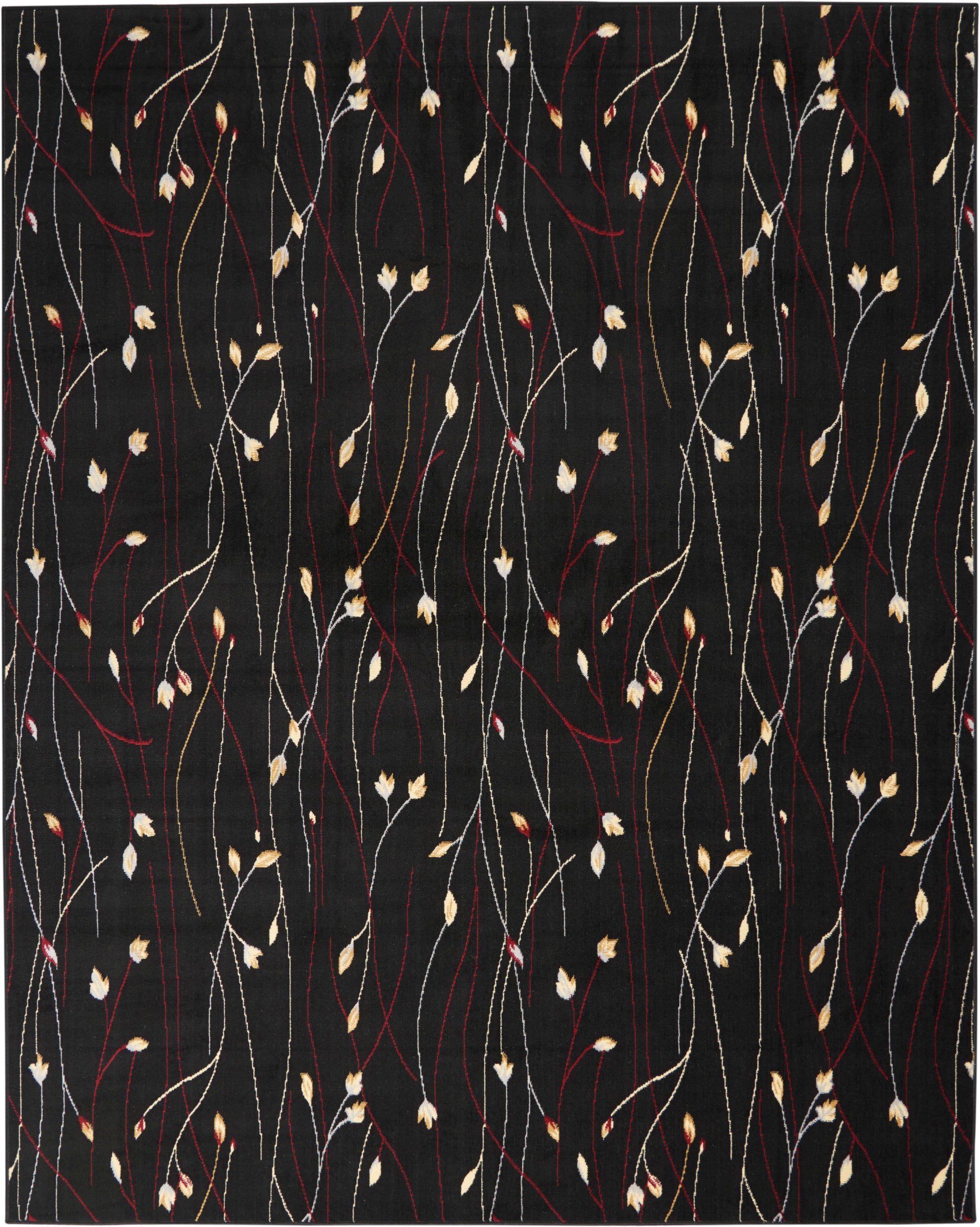Nourison Home Grafix  Black  Contemporary