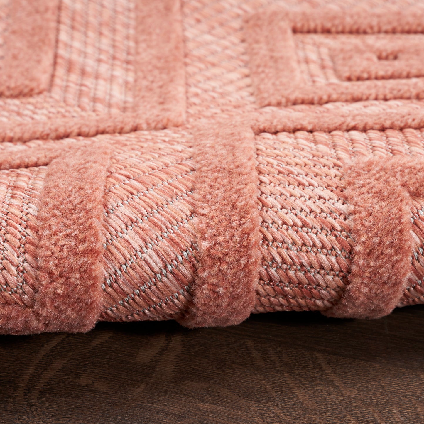 Nourison Home Versatile  Coral Orange  Contemporary