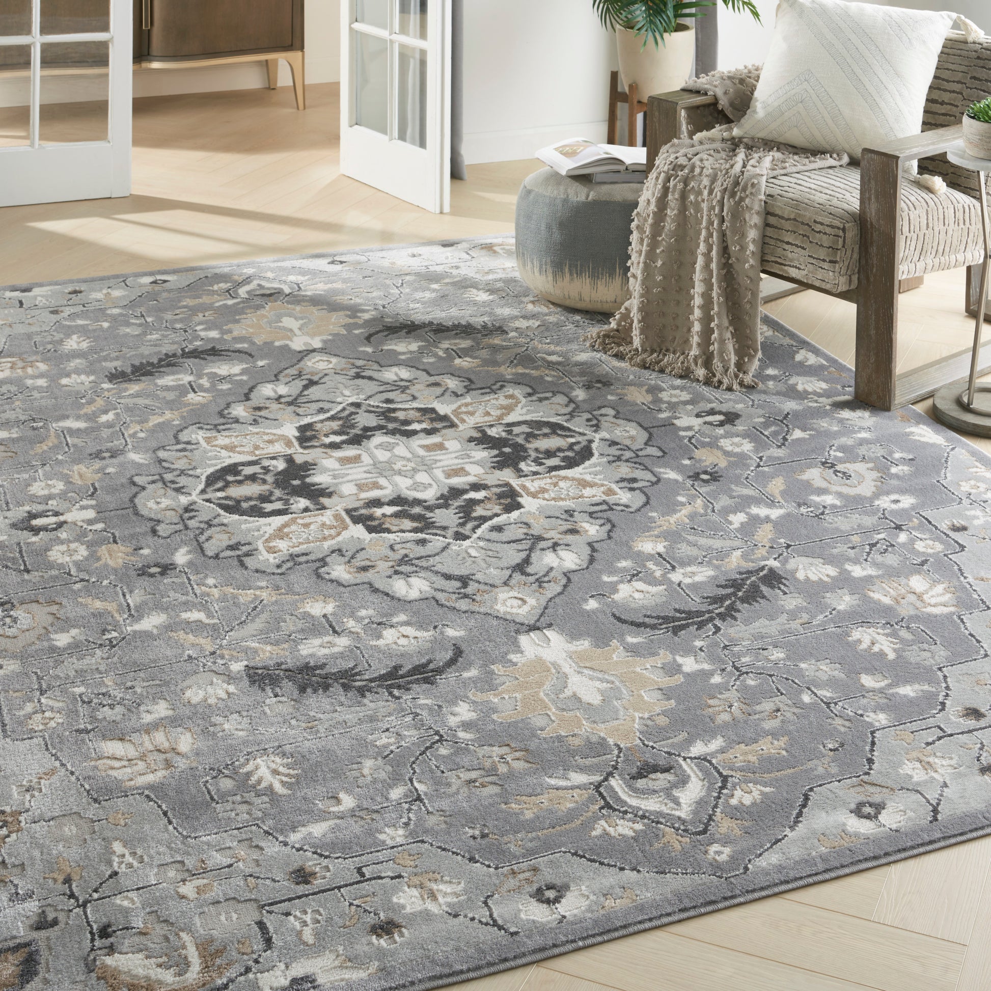 Nourison Home Elation  Grey  Traditional
