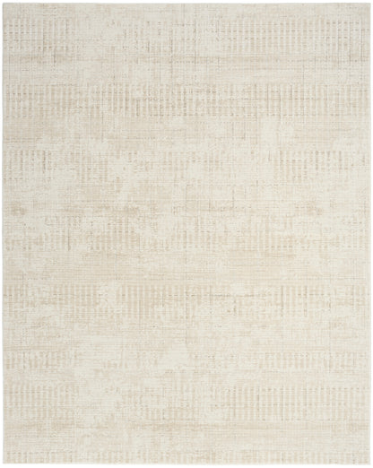 DKNY Grand Street GRN02 Ivory Beige Contemporary Power-loomed Rug