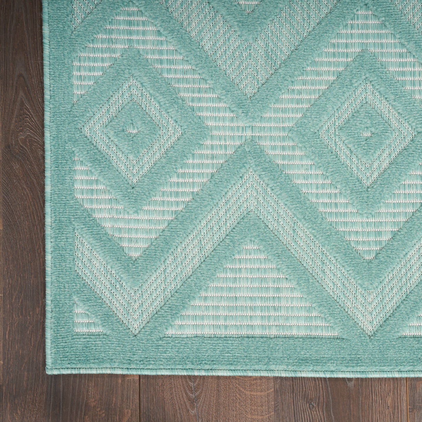 Nourison Home Versatile  Aqua Teal  Contemporary