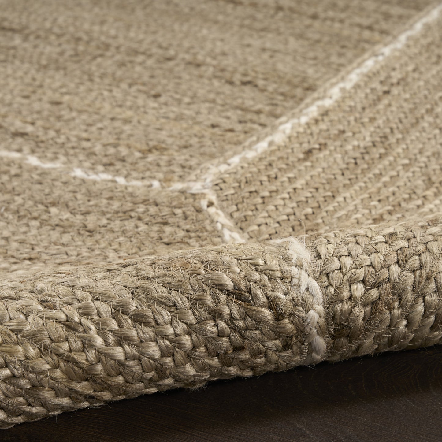 Nourison Home Terrazzo Jute  Natural Grey  Contemporary