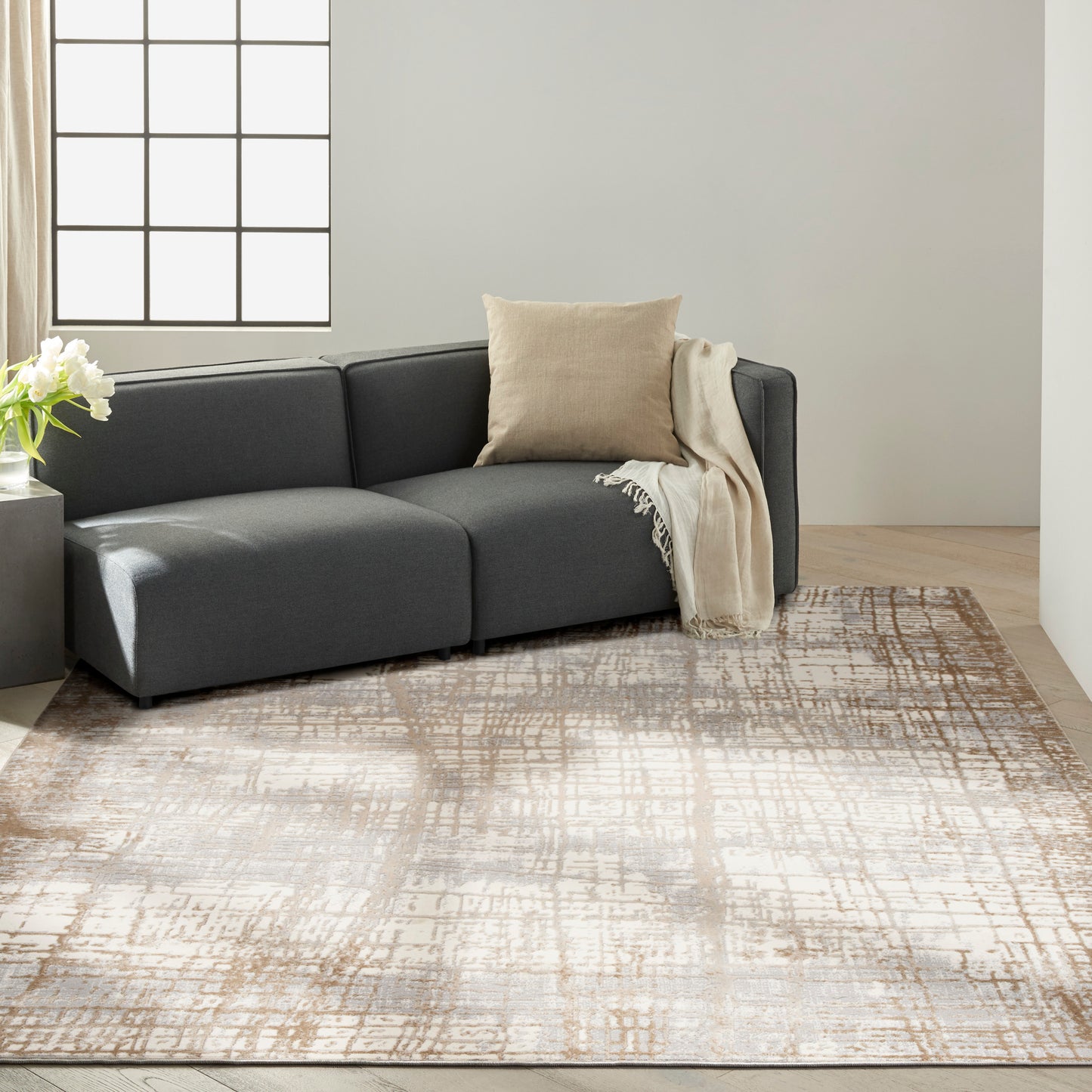 Calvin Klein CK950 Rush  Ivory Taupe  Contemporary