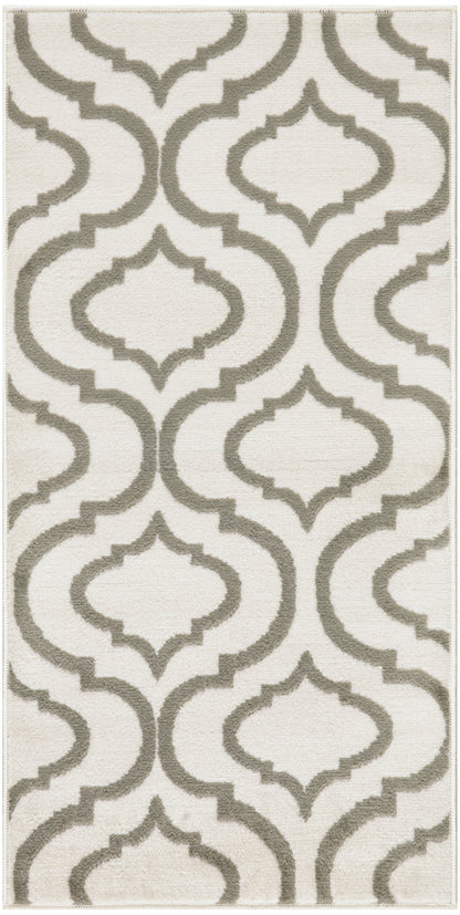Nourison Home Jubilant JUB19 Ivory Green Transitional Power-loomed Rug