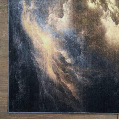 Nourison Home Le Reve  Chocolate Multicolor  Contemporary