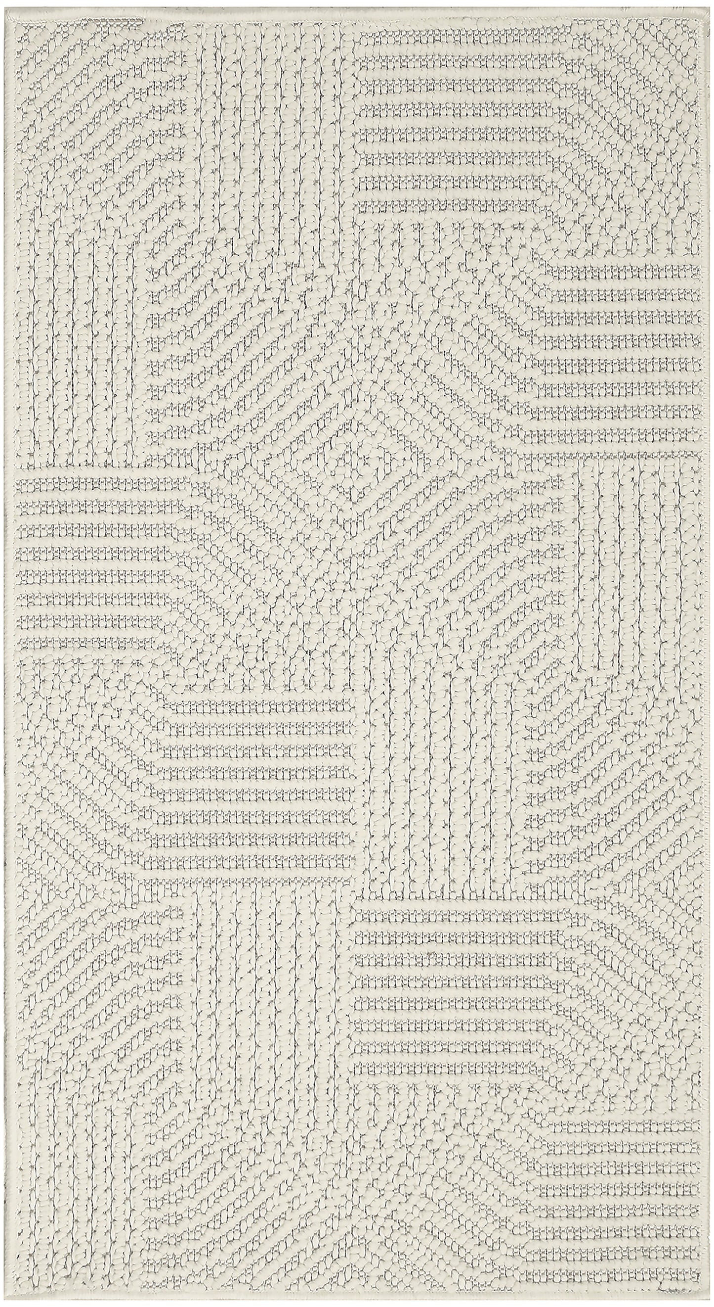Nourison Home Natural Texture NTX02 Ivory Contemporary Power-loomed Rug
