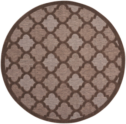 Nourison Home Easy Care NES01 Brown Contemporary Flat Weave Rug