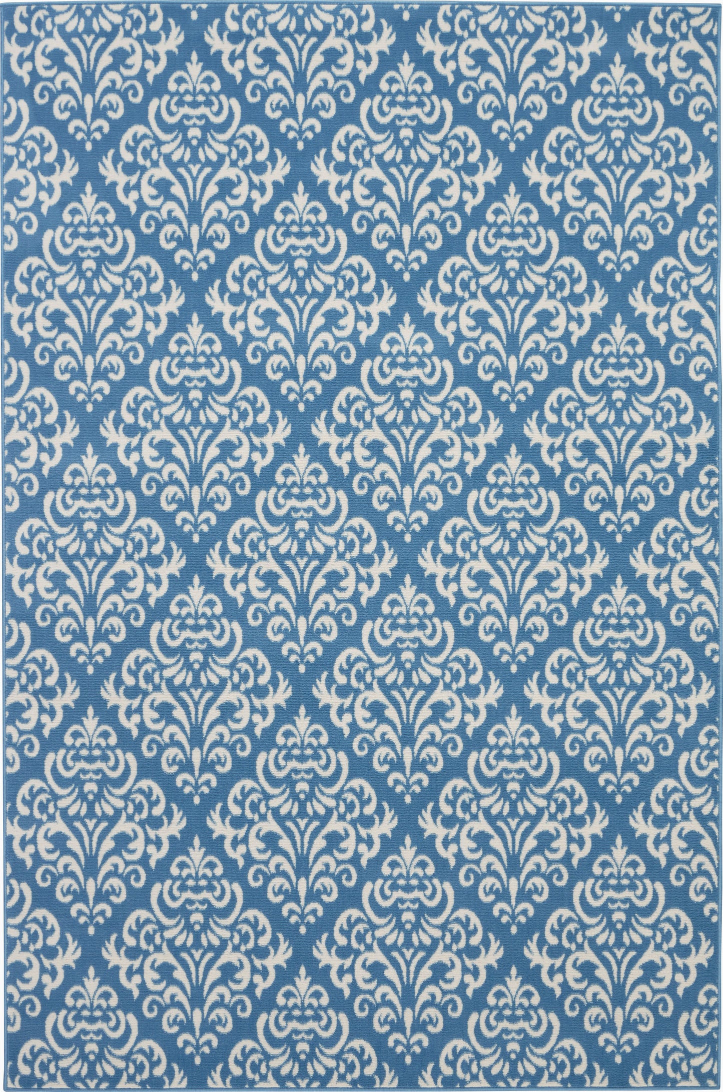 Nourison Home Grafix GRF06 Blue Transitional Power-loomed Rug
