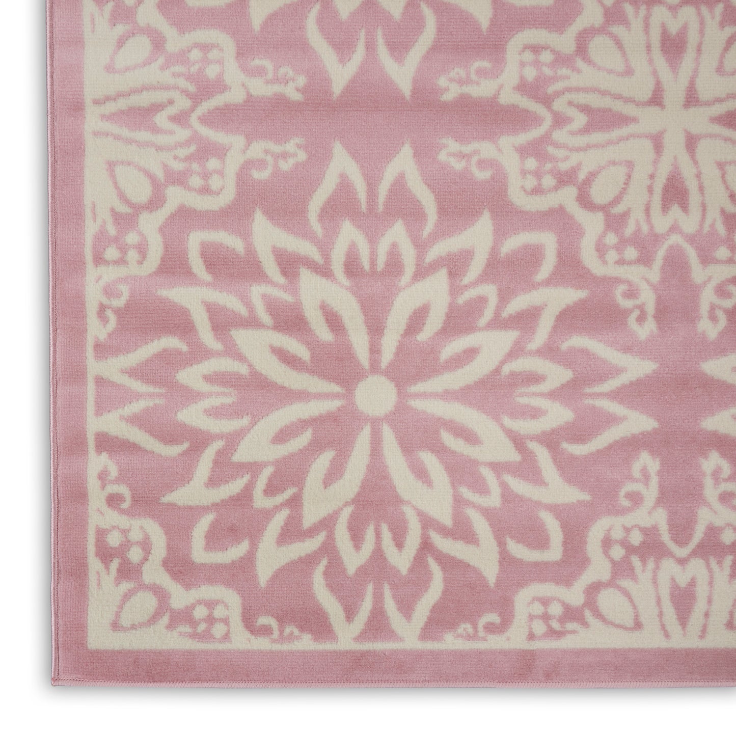 Nourison Home Jubilant  Ivory Pink  Transitional