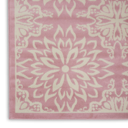 Nourison Home Jubilant  Ivory Pink  Transitional