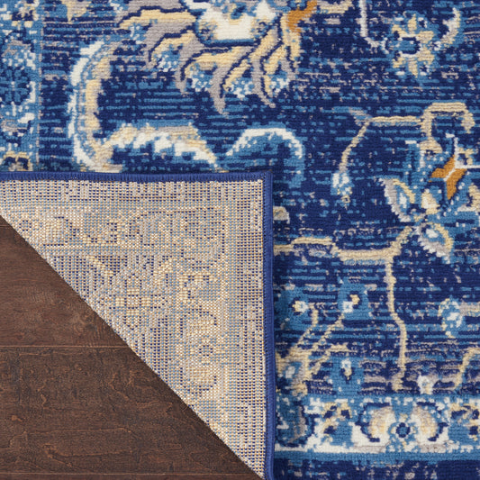 Nourison Home Grafix  Navy  Transitional