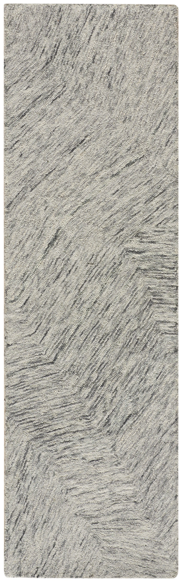 DKNY Pure Angles ANG01 Grey Contemporary Hand Tufted Rug