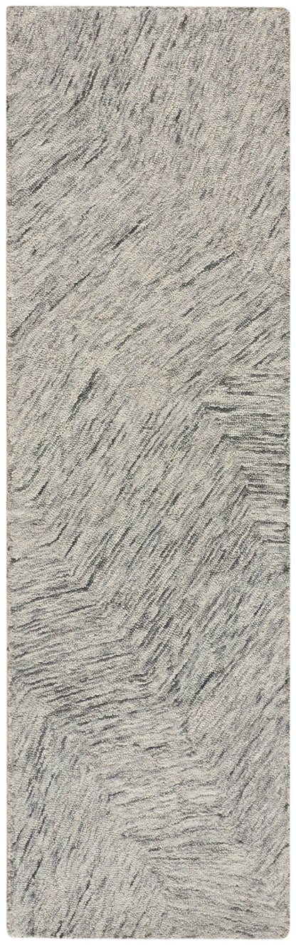 DKNY Pure Angles ANG01 Grey Contemporary Hand Tufted Rug