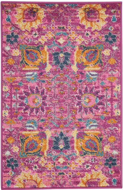 Nourison Home Passion PSN01 Fuchsia Transitional Power-loomed Rugs
