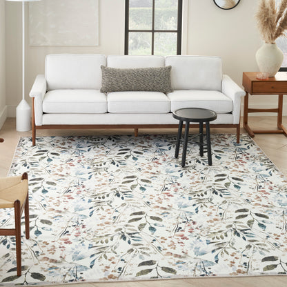 Nourison Home Nourison Washables  Ivory Multicolor  Traditional