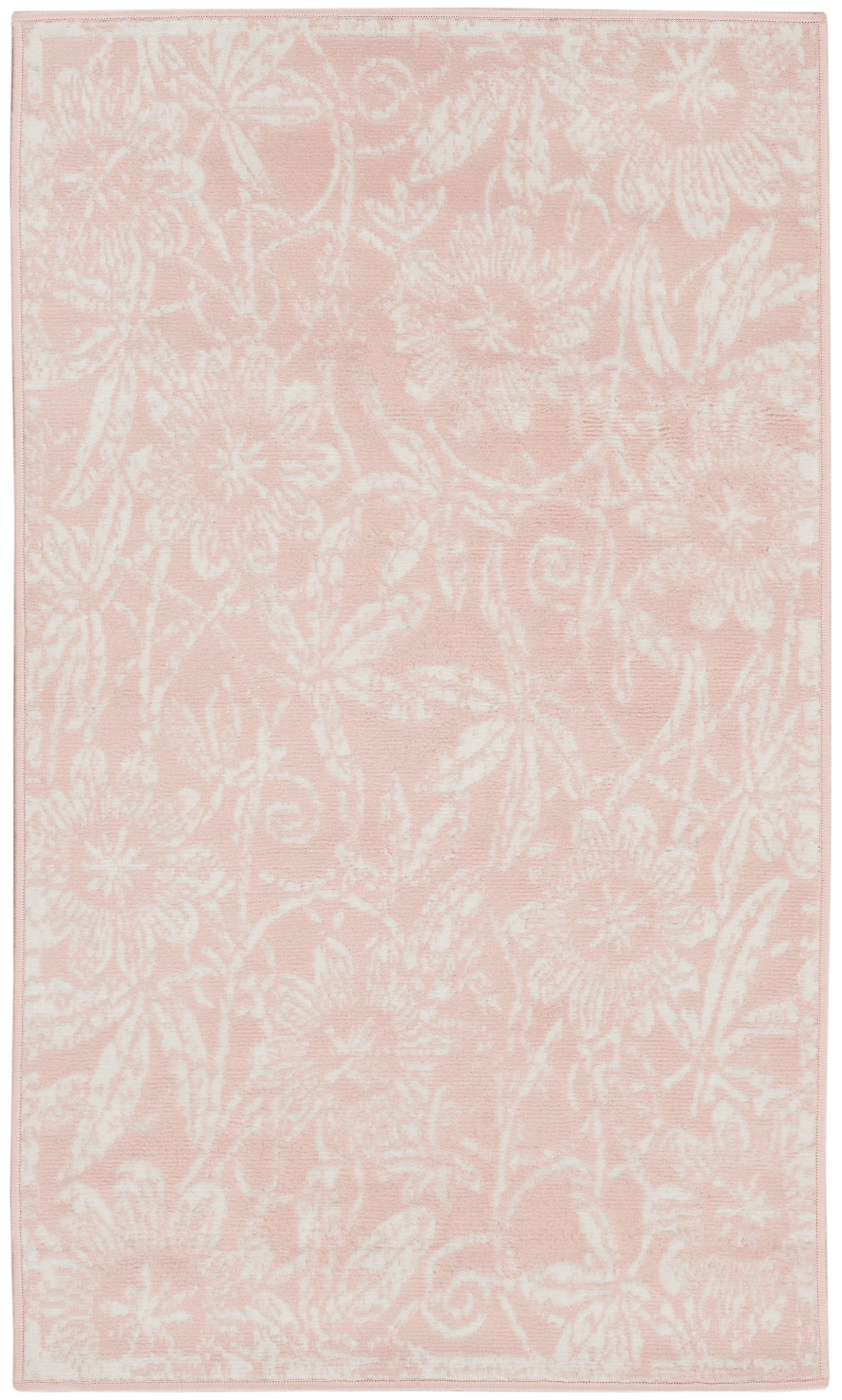 Nourison Home Whimsicle WHS05 Pink Contemporary Power-loomed Rug