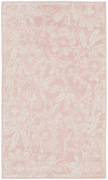 Nourison Home Whimsicle WHS05 Pink Contemporary Power-loomed Rug