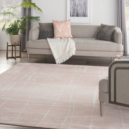 Nourison Home Whimsicle  Pink Ivory  Contemporary