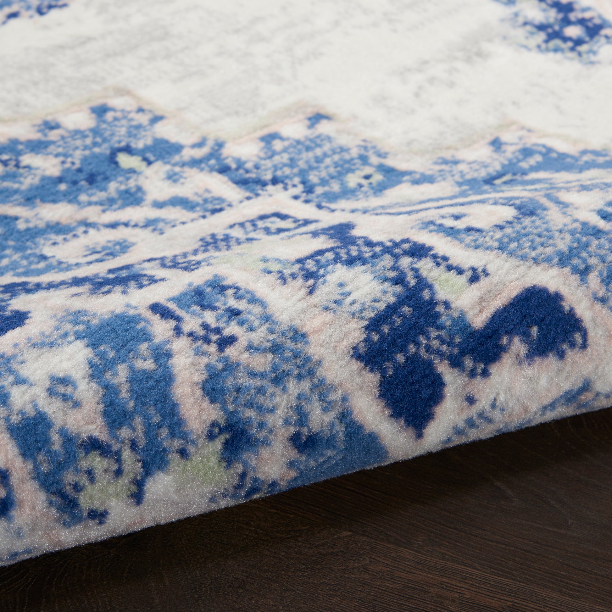 Nourison Home Whimsicle  Ivory Blue  Transitional