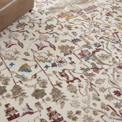 Nourison Home Melody  Ivory Multicolor  Traditional