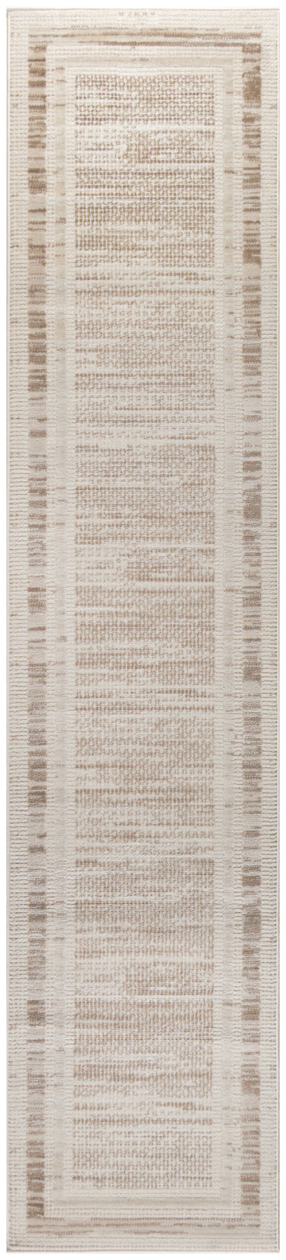 Nourison Home Serenity Home SRH07 Mocha Ivory Contemporary Loom-woven Rug