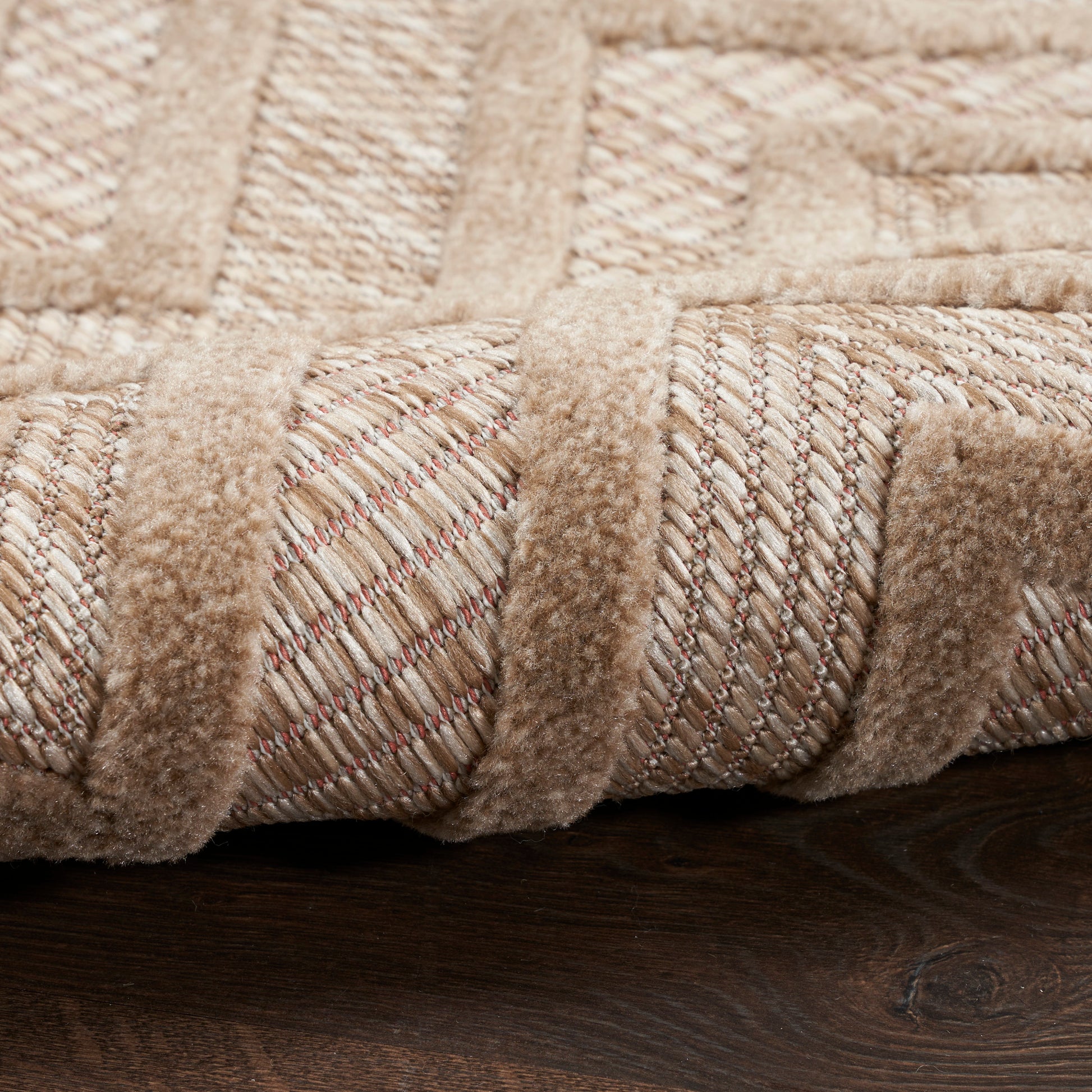 Nourison Home Versatile  Natural Beige  Contemporary