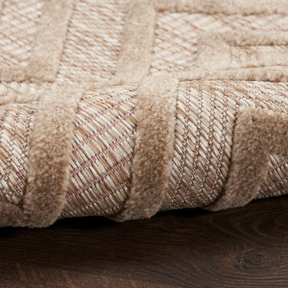 Nourison Home Versatile  Natural Beige  Contemporary