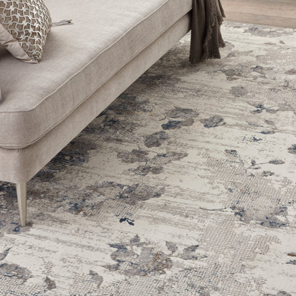 Nourison Home Royal Terrace  Ivory Grey  Contemporary